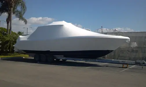 Boat Shrink Wrapping
